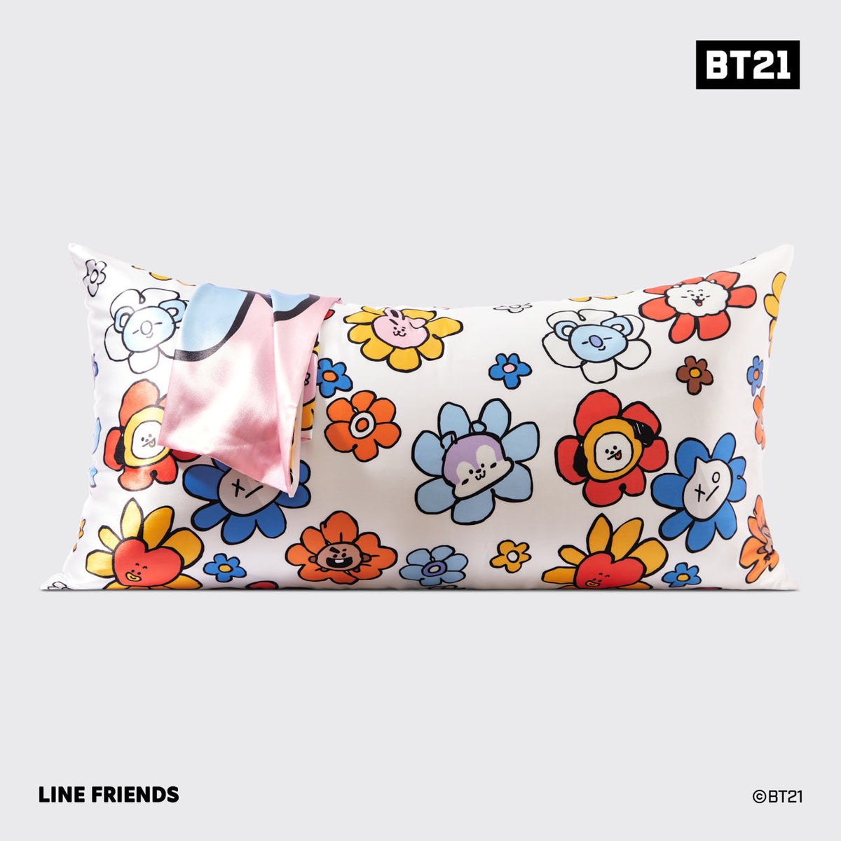 Kitsch x BT21 Satin Pillowcase in COOKY - King