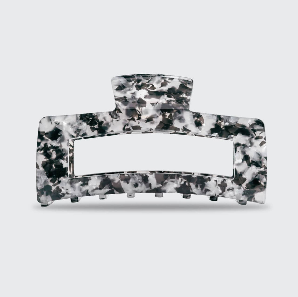 Black Marble Jumbo Claw Clip