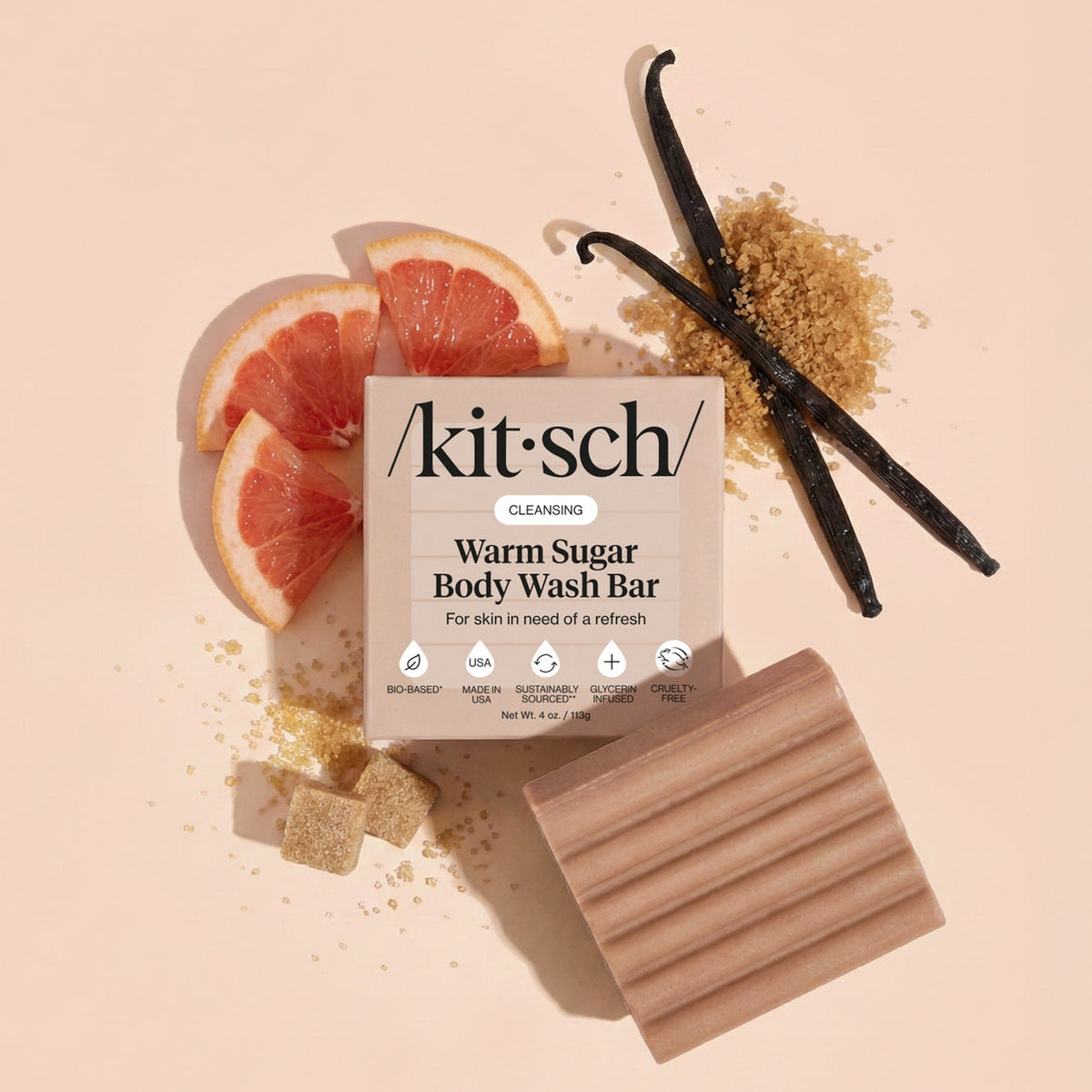 Cleansing Warm Sugar Body Wash Bar