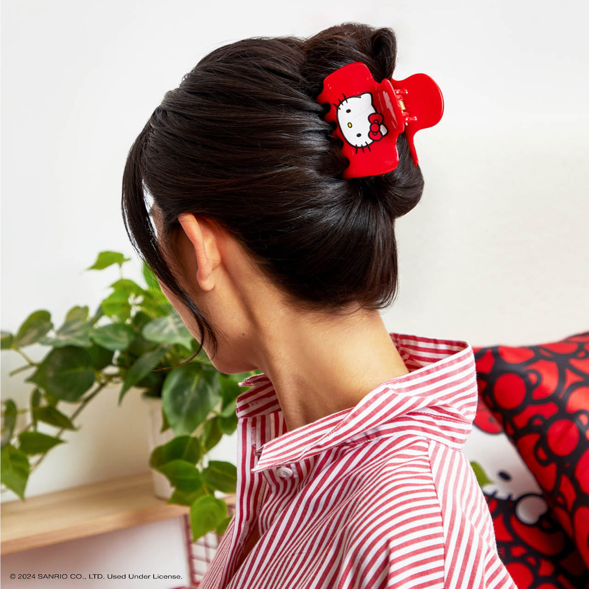 Hello Kitty x Kitsch Recycled Plastic Claw Clip - Kitty Face