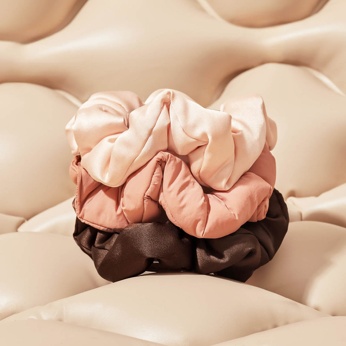 Rosewood Cloud Scrunchies 3pc Set