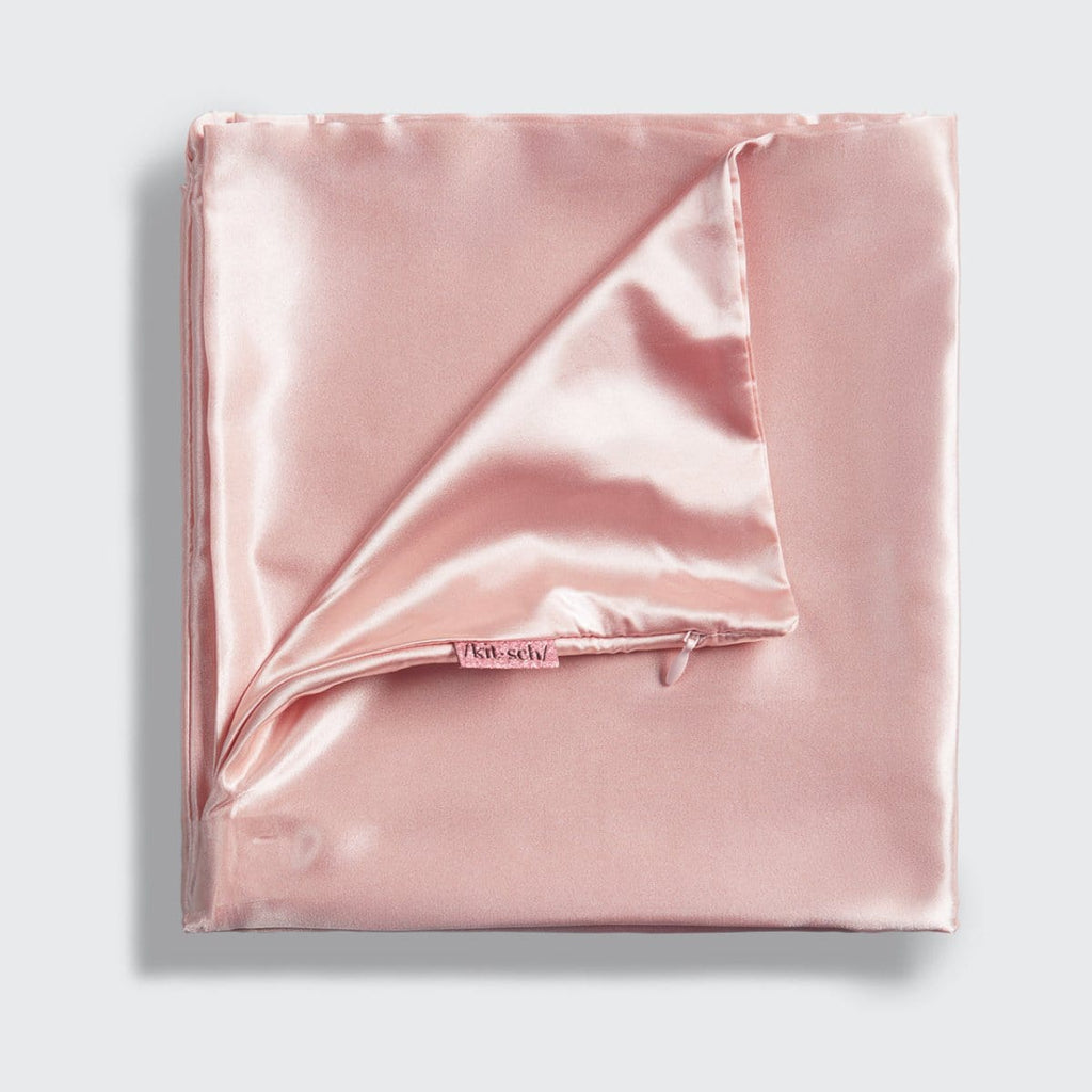 Satin Pillowcase in Blush 2 Pack - King