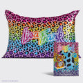 Lisa Frank x Kitsch Satin Pillowcase in Rainbow Leopard 2 Pack