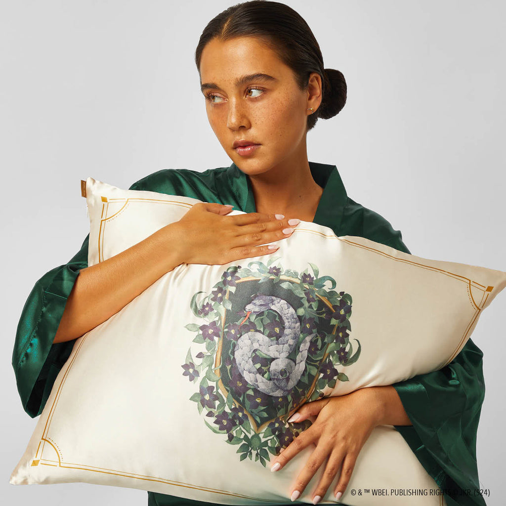 Kitsch x Harry Potter Satin Pillowcase in Slytherin 4 Pack - King
