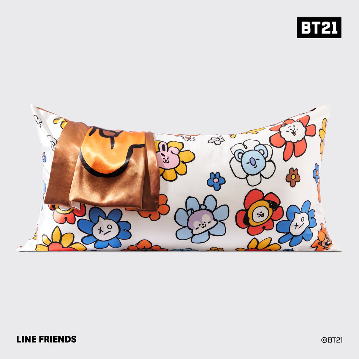 Kitsch x BT21 Satin Pillowcase in SHOOKY - King