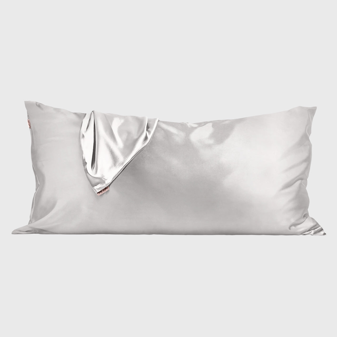 Satin Pillowcase in Silver 2 Pack - King