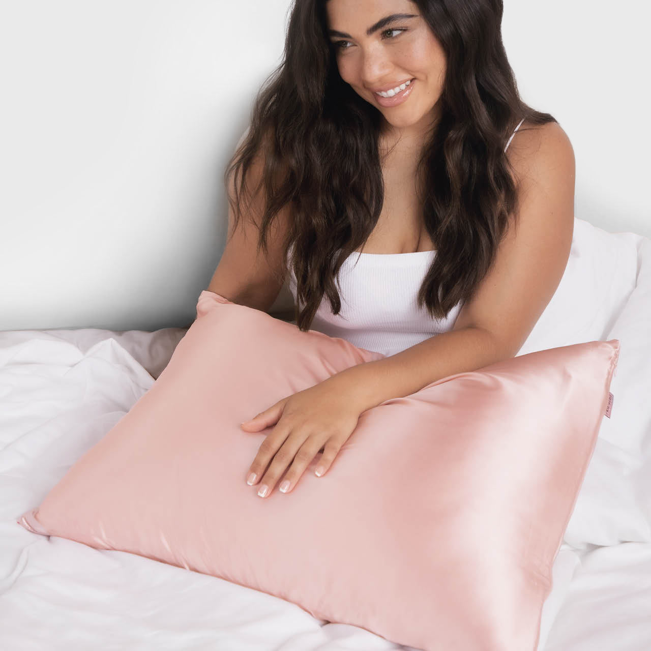 Satin Pillowcase in Blush 4 Pack - King