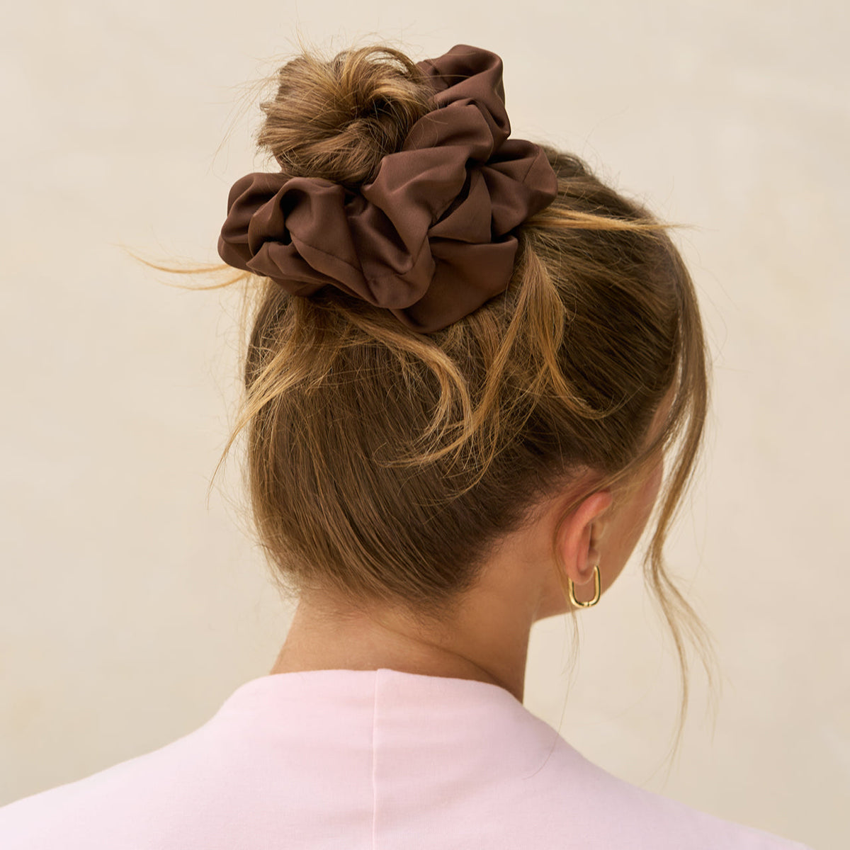 Black & Chocolate Oversized Scrunchies