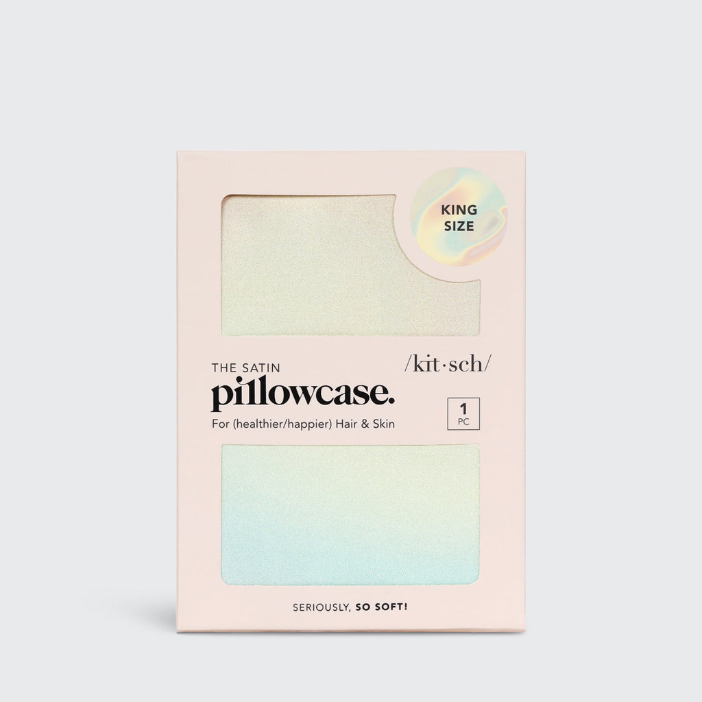 Satin Pillowcase in Aura 2 Pack - King