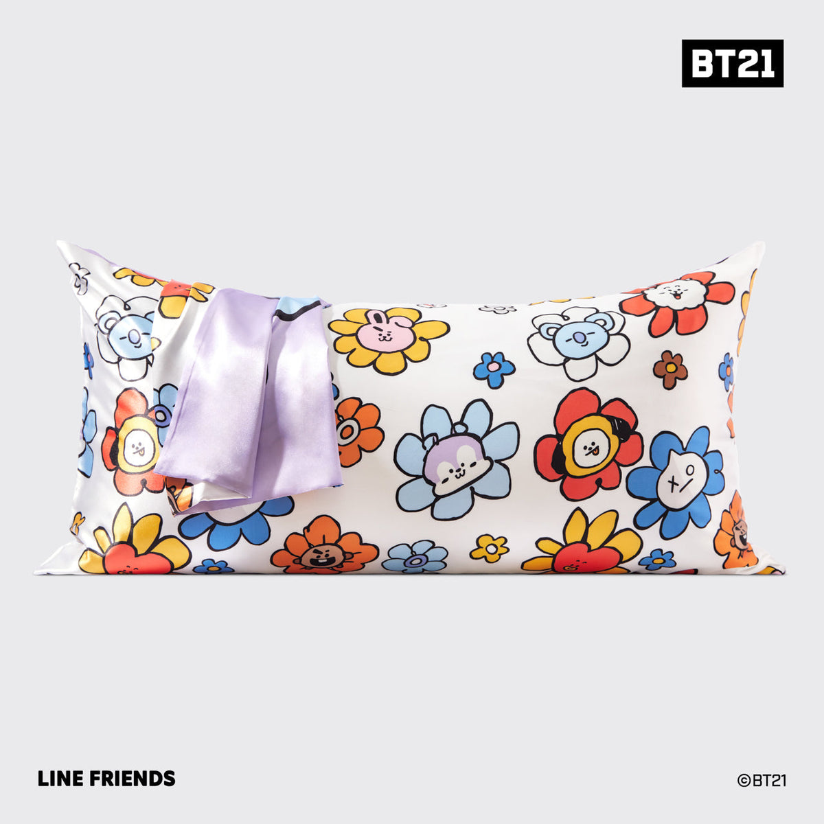 Kitsch x BT21 Satin Pillowcase in MANG - King