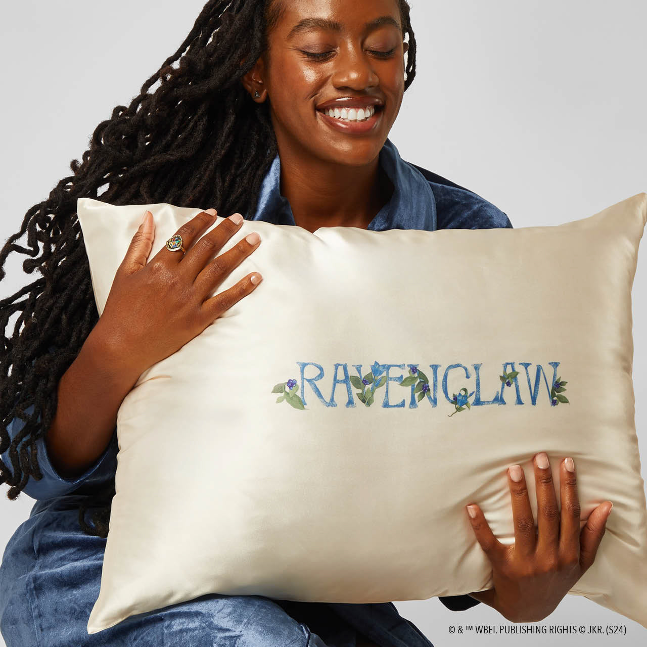 Kitsch x Harry Potter Satin Pillowcase in Ravenclaw 4 Pack - King